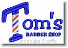 Tom's Barber Shop - Embroidery Design Sample - Vodmochka Graffix Custom Embroidery Digitizing Services * 458 x 318 * (22KB)