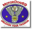 Motor Dog - Embroidery Design Sample - Vodmochka Graffix Custom Embroidery Digitizing Services * 500 x 453 * (101KB)