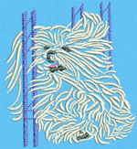  Maltese Agility #2 - Vodmochka Machine Embroidery Design Picture - Click to Enlarge